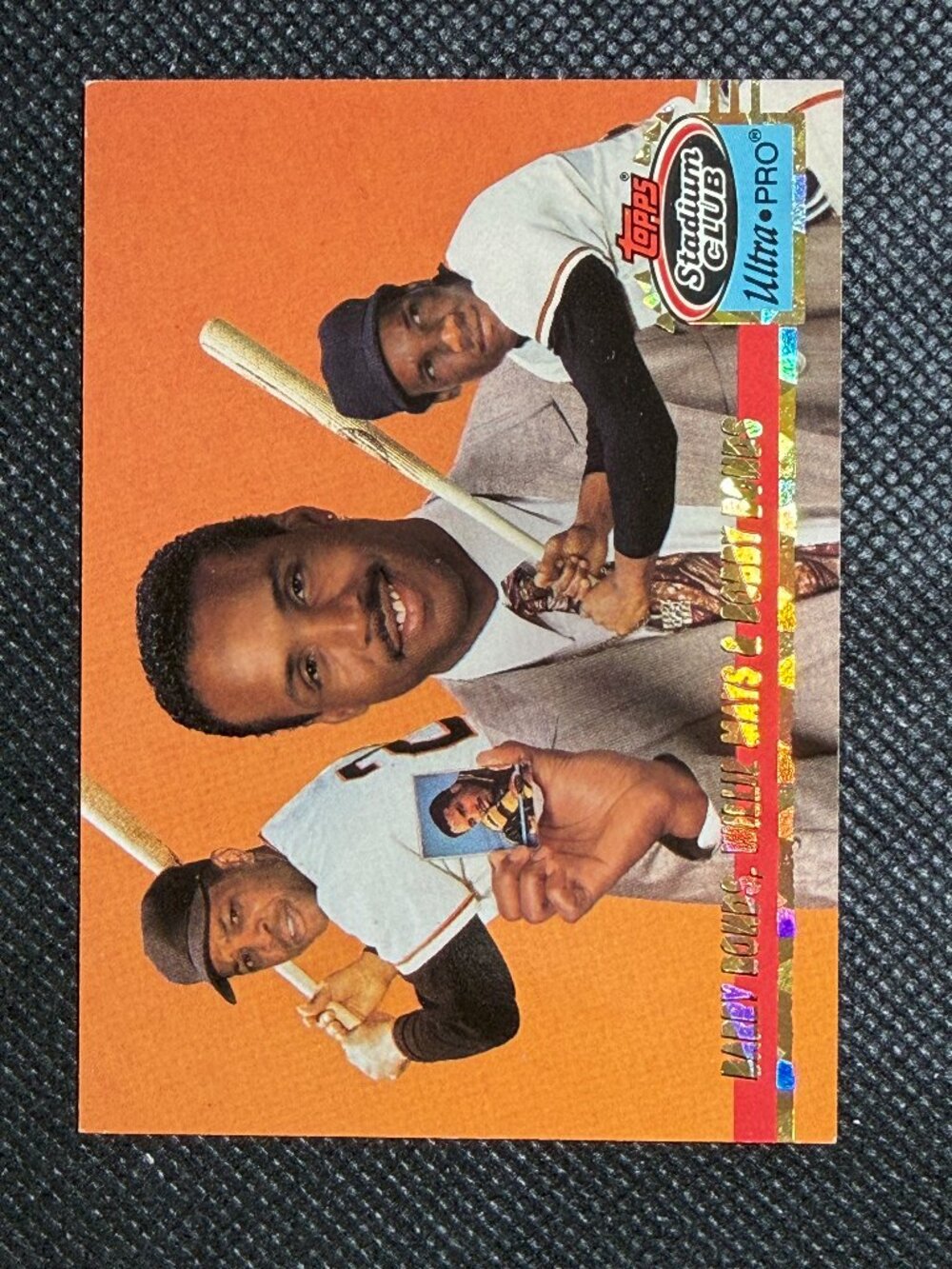 1993 Topps Stadium Club Ultra-Pro #1 of 10 Barry Bonds Mays Bonds Giants